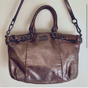 COACH METALLIC HANDBAG